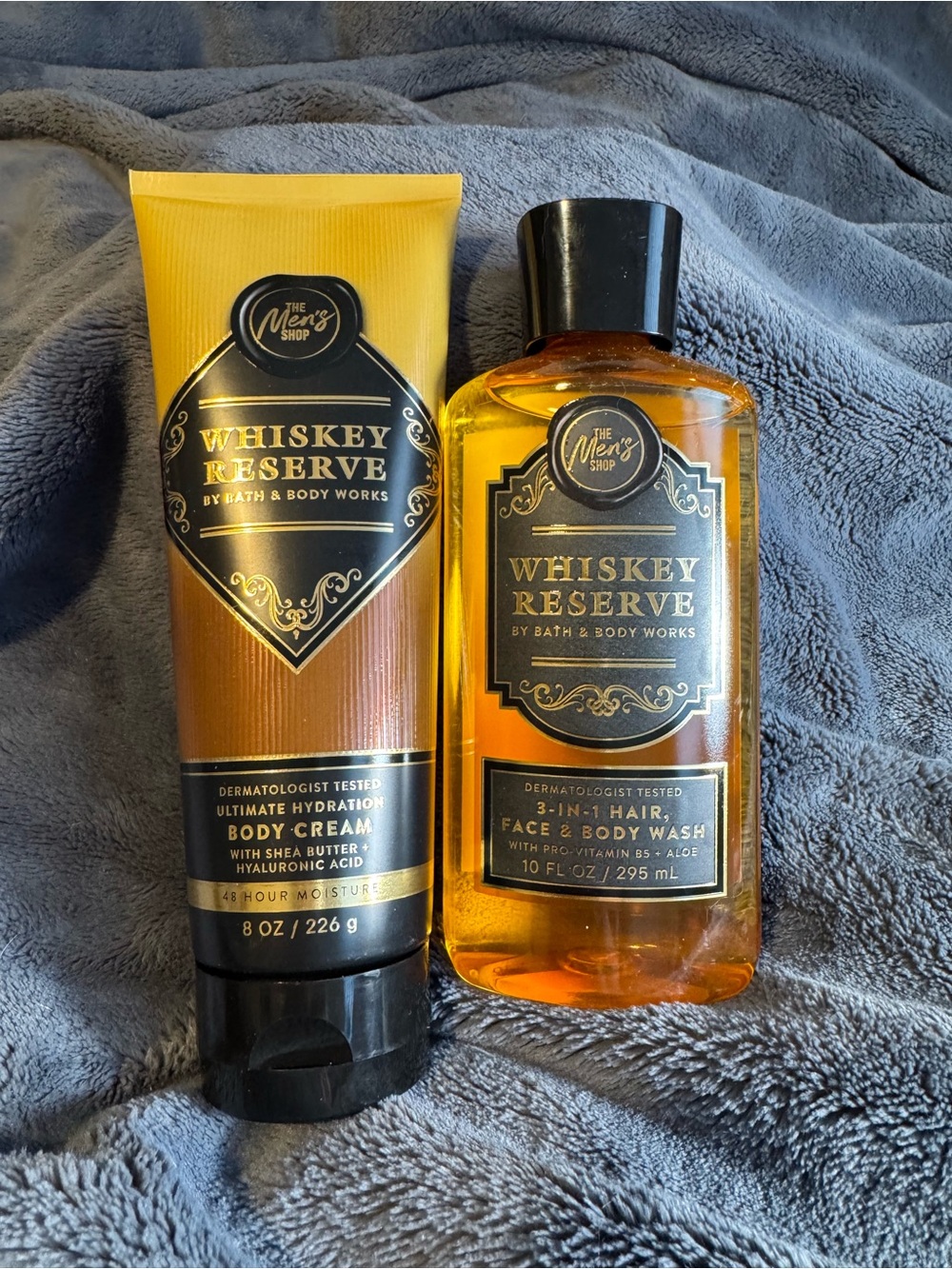 Bath & Body Works Whiskey Reserve Body Cream & 3-in-1 Wash